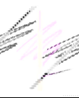 Creion de ochi moale, gel, Global Fashion, Purple cu sclipici