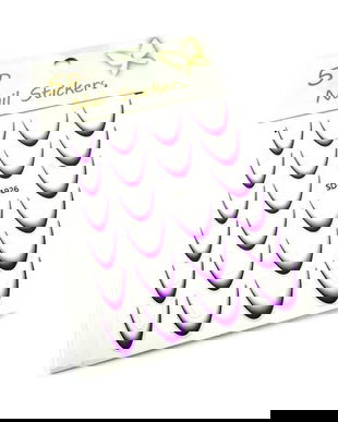 Stiker French interior cu Ombre Nail Stickers 5D, SD-1926