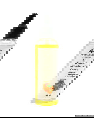 Ulei de cuticule cu pipetă, aromă de portocală, Global Fashion, 100 ml