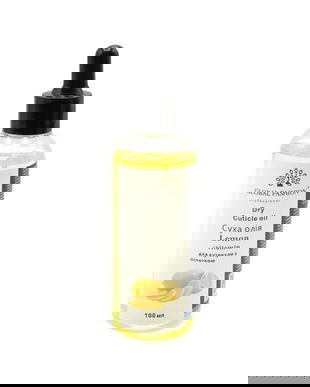 Ulei uscat pentru cuticule cu pipetă, aromă de lămâie, Global Fashion, 100 ml
