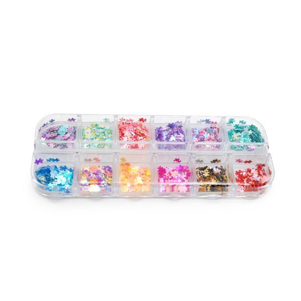 Decor pentru manichiură, set puzzle colorat