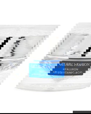 Cremă pentru hidratare profundă și hrănire, Global Fashion, Deep Hydration, Acid Hialuronic și Poliglutamic, 50 g