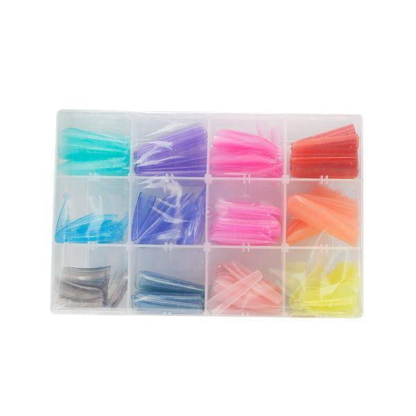 Forme superioare din plastic cu marcaje, 12 tipuri, 288 buc, colorate