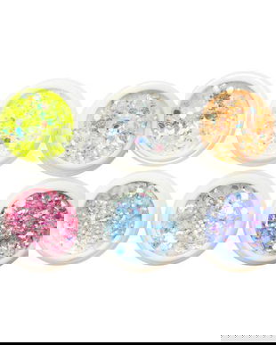 Decor pentru design unghii, Global Fashion, set #12, 6 bucati