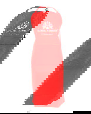 Șorț pentru frizeri Global Fashion, culoare roșie