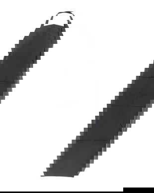 Șorț de coafor, lung, negru