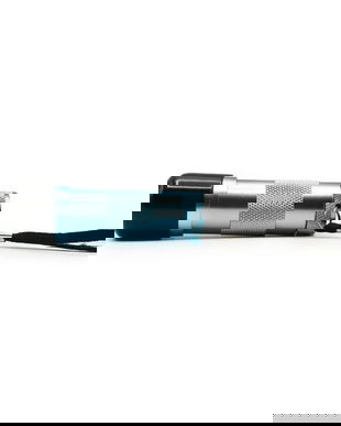 Lampă lanternă cu pernă din silicon 12W, culoare albastră