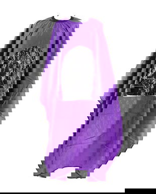 Pelerină de tuns părul cu fereastră pentru telefon, violet