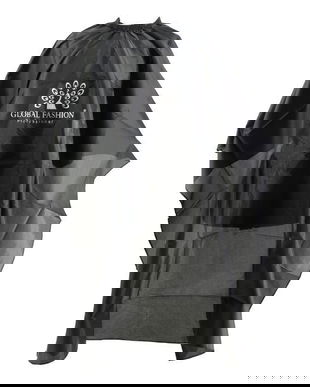 Pelerină de tuns părul Global Fashion, neagra