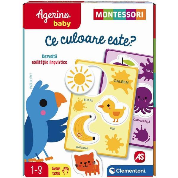 Joc educativ Agerino Baby: Recunoasterea culorilor. Montessori