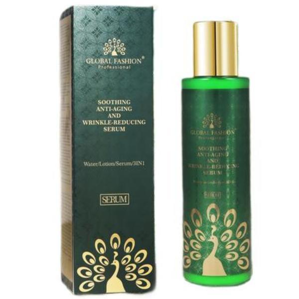 Toner facial 3 &icirc;n 1, Global Fashion, ser pentru netezire, anti-&icirc;mbătr&acirc;nire și reducerea ridurilor, 300 ml