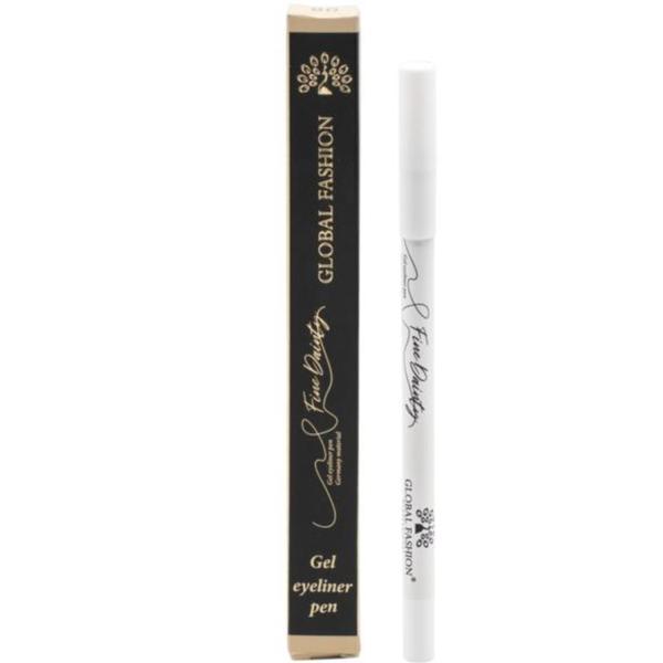 Creion-gel de ochi, Global Fashion, 08, white