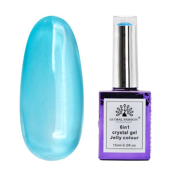 Gel pentru constructie Cristal Gel 6 &icirc;n 1, Jelly Colour Gel, 6604, 15 ml