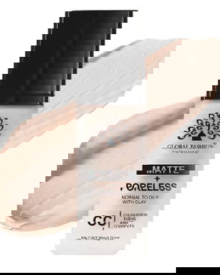 Fond de ten CC Matte+Poreless, Global Fashion, G011, Warm Beige, 30 ml