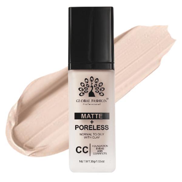 Fond de ten CC Matte+Poreless, Global Fashion, G011, Warm Beige, 30 ml