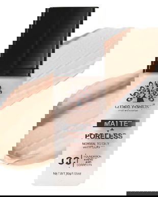 Fond de ten CC Matte+Poreless, Global Fashion, G014, Honey, 30 ml