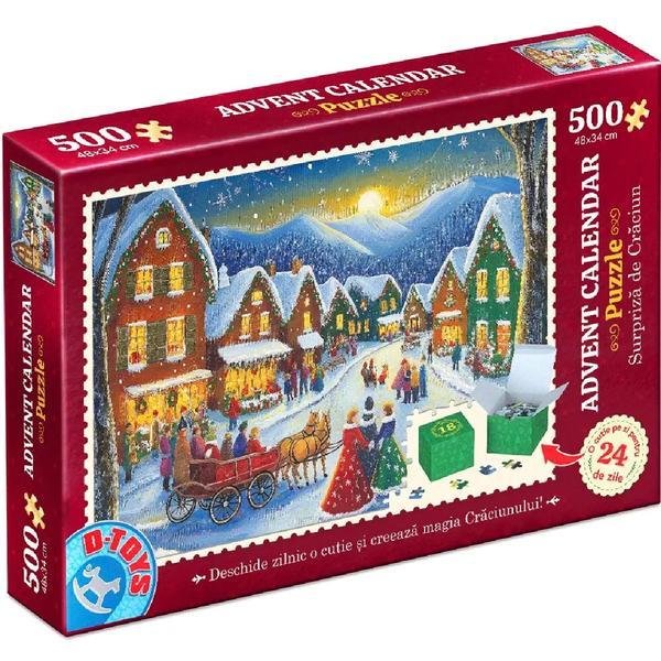Puzzle 500 piese: Advent Calendar. Model 1