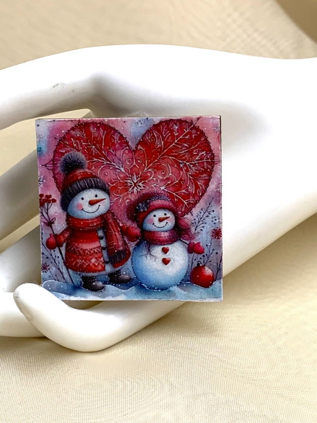 Magnet de frigider - decorat manual 01048
