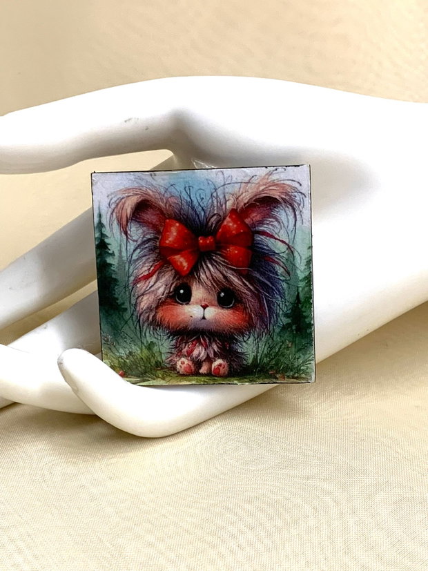 Magnet de frigider - decorat manual 01055