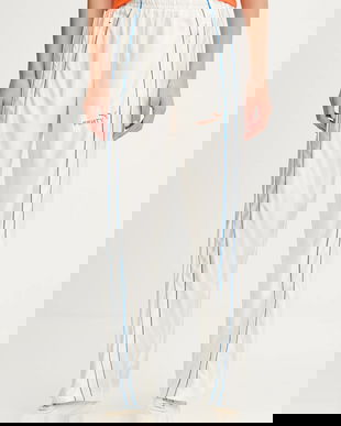 Puma pantaloni de trening PUMA x FENTY culoarea bej, 635746