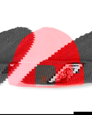 Goorin Bros căciulă The Strength Beanie culoarea portocaliu, 107-2490