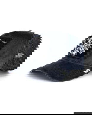 Goorin Bros șapcă de baseball velur Velour Lion culoarea bleumarin, 101-2353