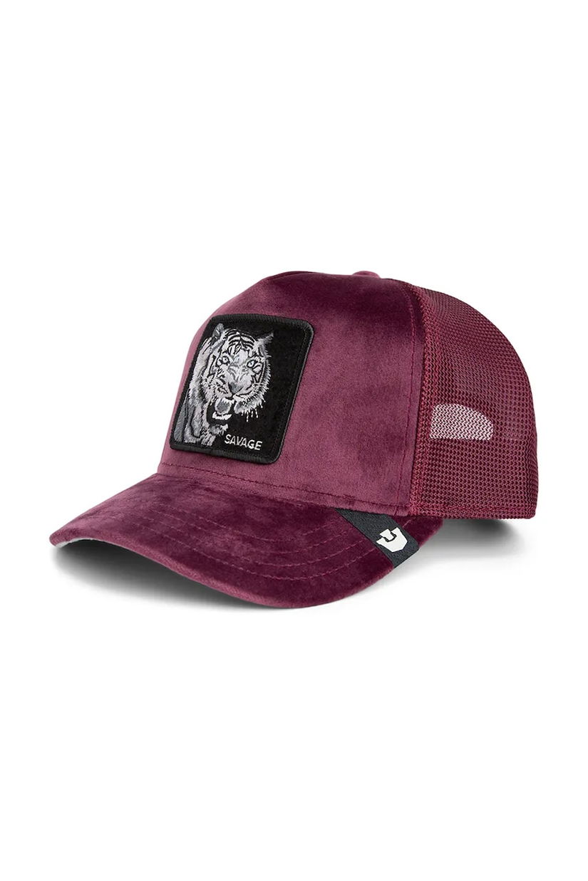 Goorin Bros șapcă de baseball velur Velour Tiger culoarea roșu, 101-2352