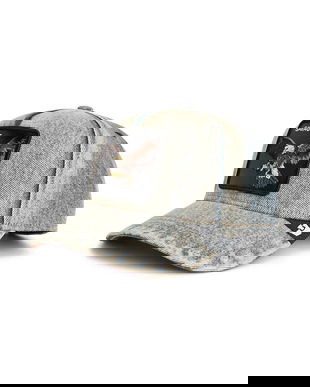 Goorin Bros șapcă de baseball din denim Frequent Flyer culoarea bej, 101-2266