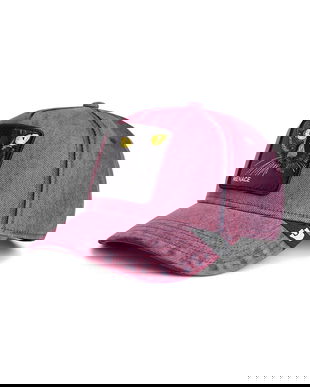 Goorin Bros șapcă de baseball din denim Rail Bird culoarea roz, 101-2267