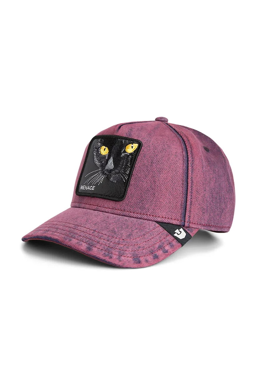 Goorin Bros șapcă de baseball din denim Rail Bird culoarea roz, 101-2267