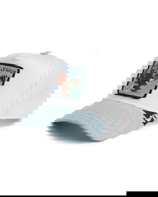 Goorin Bros șapcă Denim Fly High culoarea alb, 101-2590