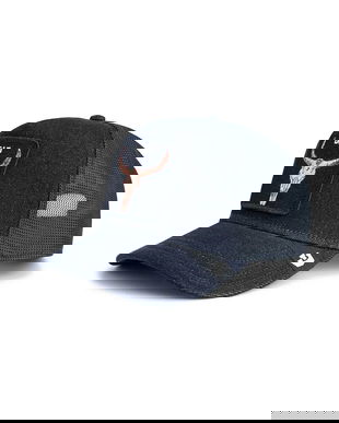 Goorin Bros șapcă Denim Dead culoarea bleumarin, 101-2589