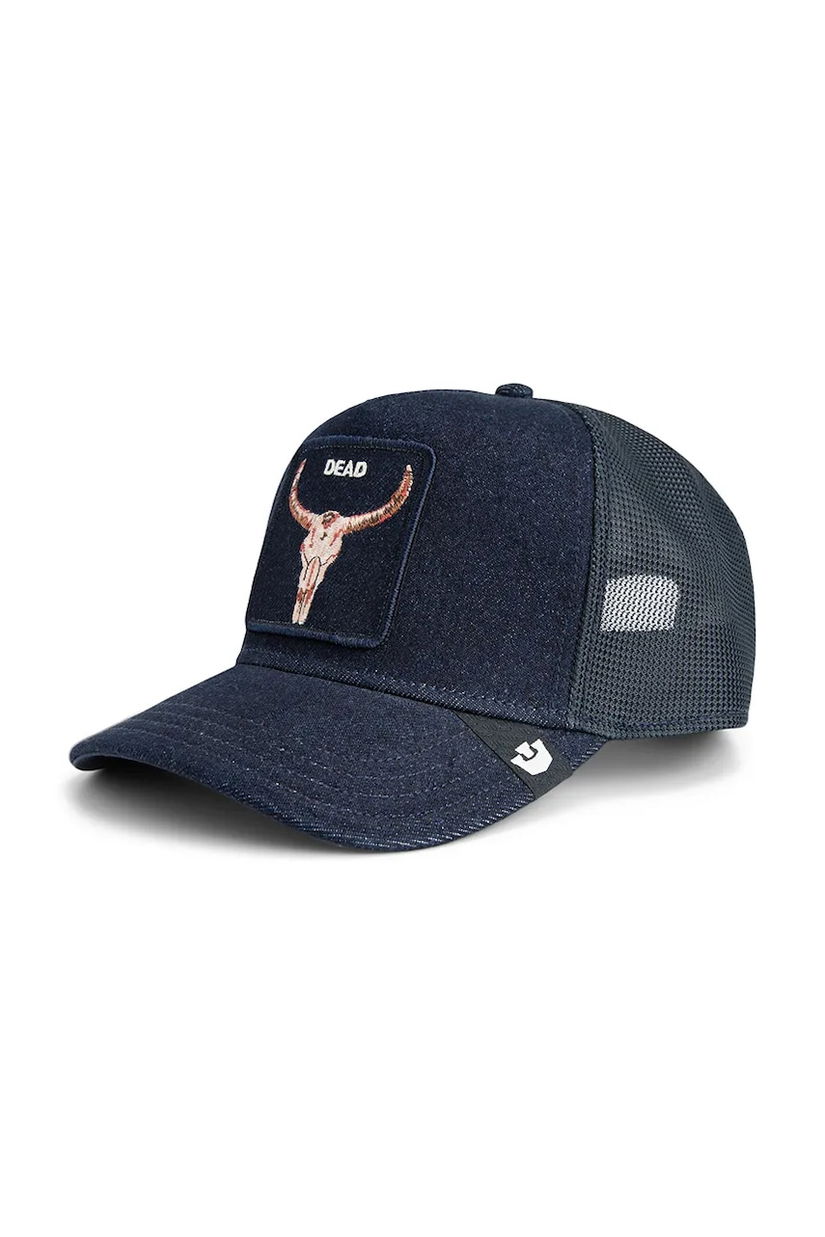 Goorin Bros șapcă Denim Dead culoarea bleumarin, 101-2589