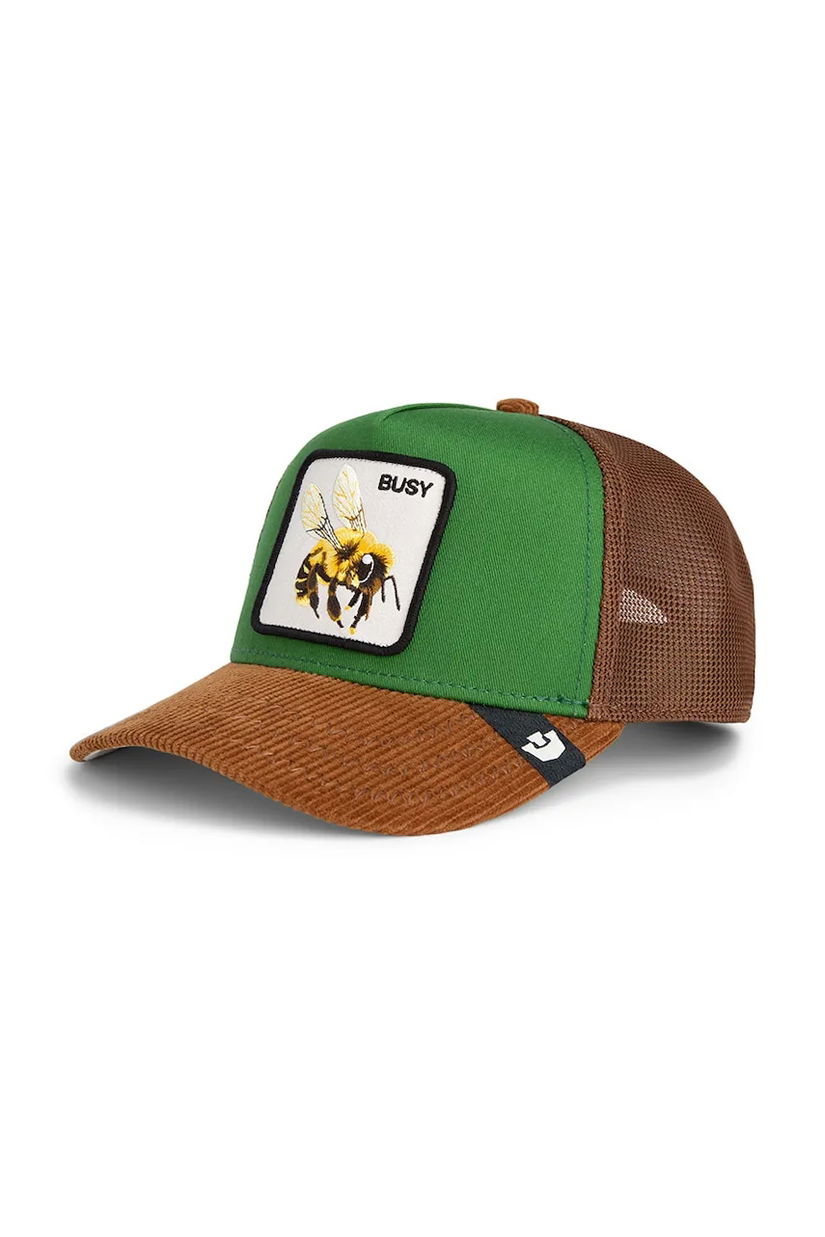 Goorin Bros șapcă Busy Remix culoarea verde, 101-2602