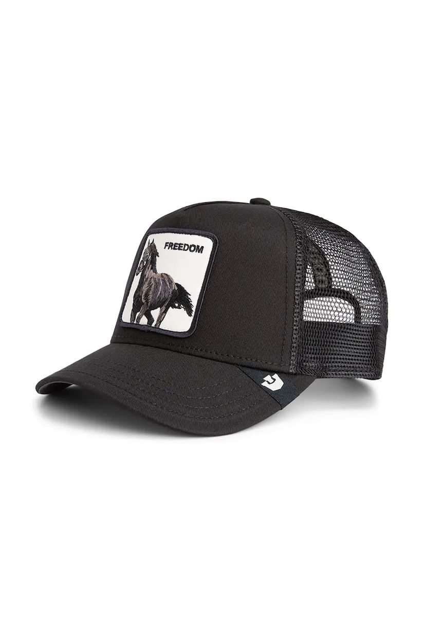 Goorin Bros șapcă Freedom Horse culoarea negru, 101-2594