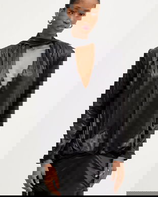 Haveone rochie culoarea negru, mini, drept, MFS-P097