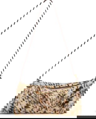 Tous geantă de piele FOLD culoarea bej, 2002306743