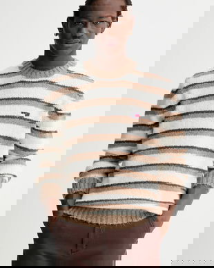 Tommy Jeans pulover din amestec de alpaca culoarea maro, călduros, DM0DM22109