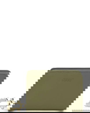 Tous portofel de piele FOLD culoarea verde, 2002306039