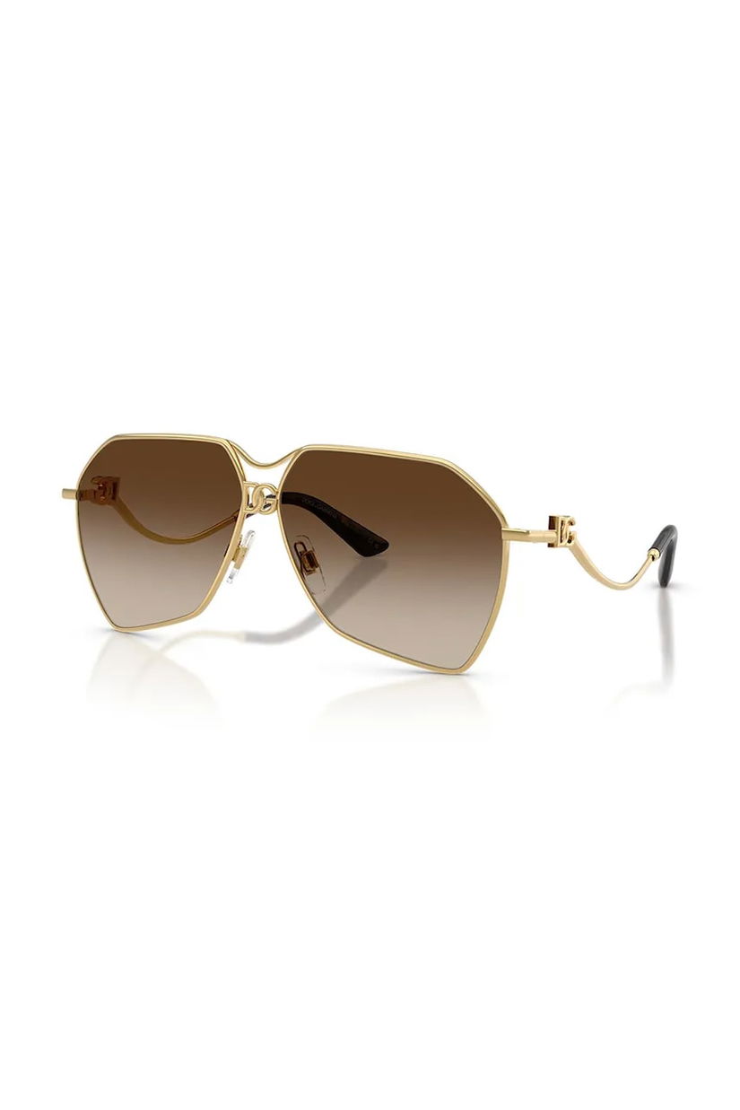 Dolce & Gabbana ochelari de soare culoarea auriu, 0DG2326