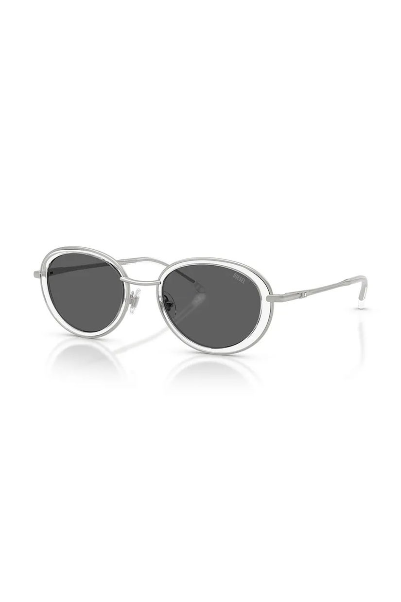 Diesel ochelari de soare culoarea argintiu, 0DL1018