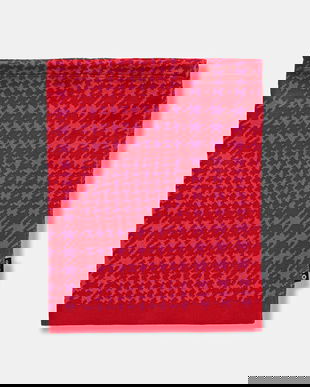 Newland fular impletit NECKWARMER culoarea rosu, cu model, N54642.188