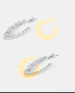 EDBLAD cercei placați cu aur Twist 127939