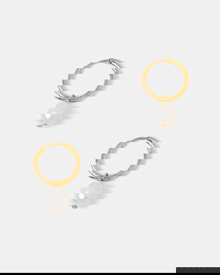 EDBLAD cercei placați cu aur Perla 116656