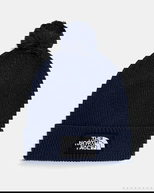 The North Face căciulă TNF Logo Box culoarea bleumarin, NF0A8CHF8K21