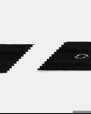 Oakley bentiță din amestec de lână NORDIC culoarea negru, FOS901288