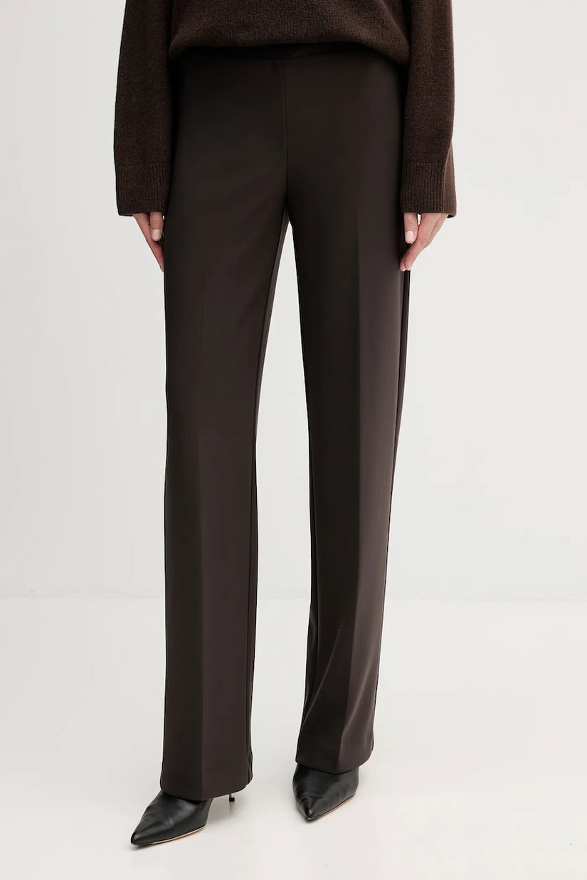 Joseph Ribkoff pantaloni culoarea maro, drept, high waist, 153088F25