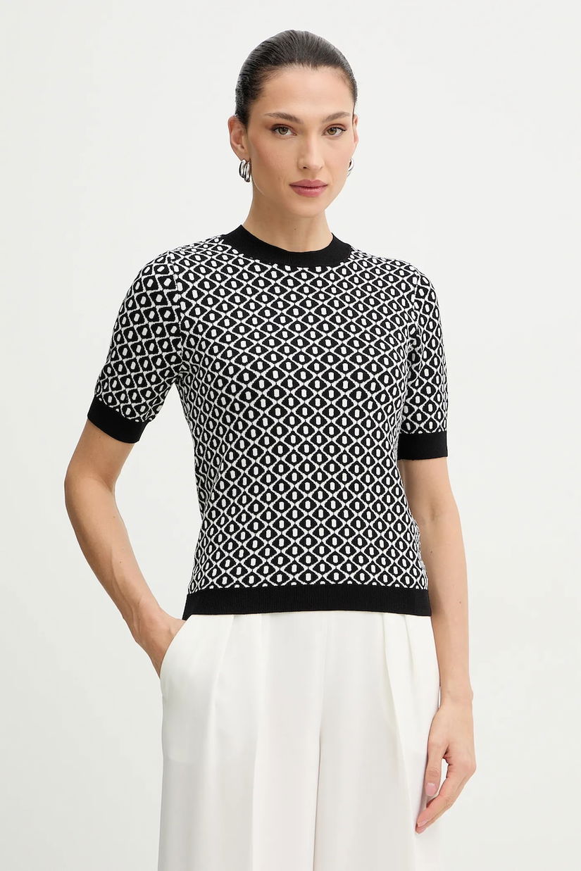 Morgan pulover culoarea negru, light, MSIX