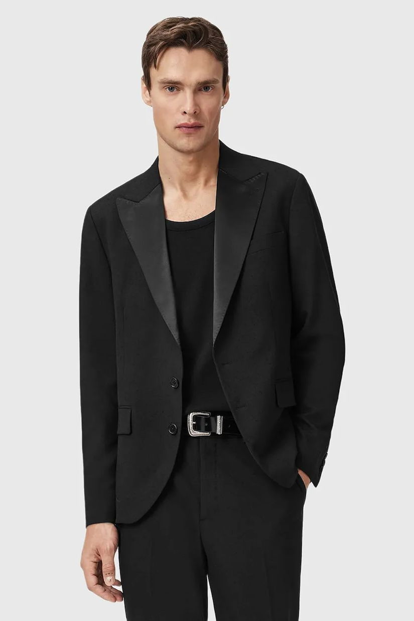 AllSaints sacou GERMAIN culoarea negru, M009QD