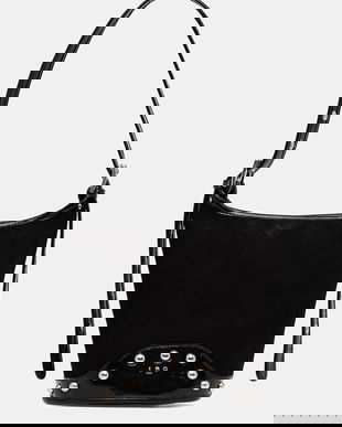 IRO poșetă de piele WM44SMALLZYKEBI culoarea negru, ZYKEBI